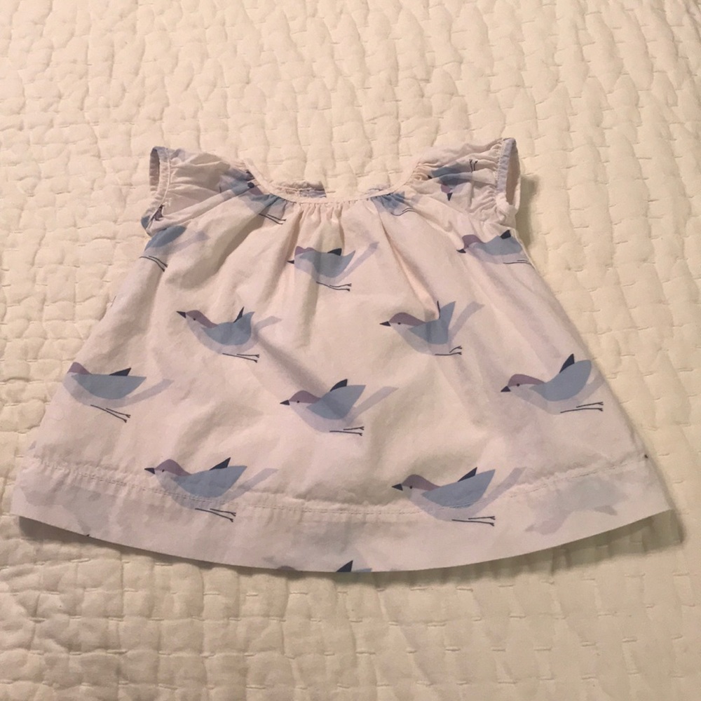 Baby GAP Girl’s Bird Print Dress. 0-3 Months